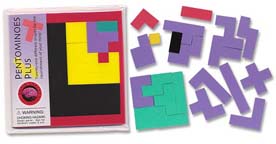 Photo of Pentominoes puzzle.